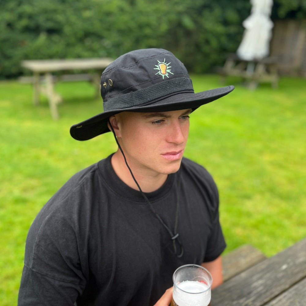 Beer Boonie Hat - Black