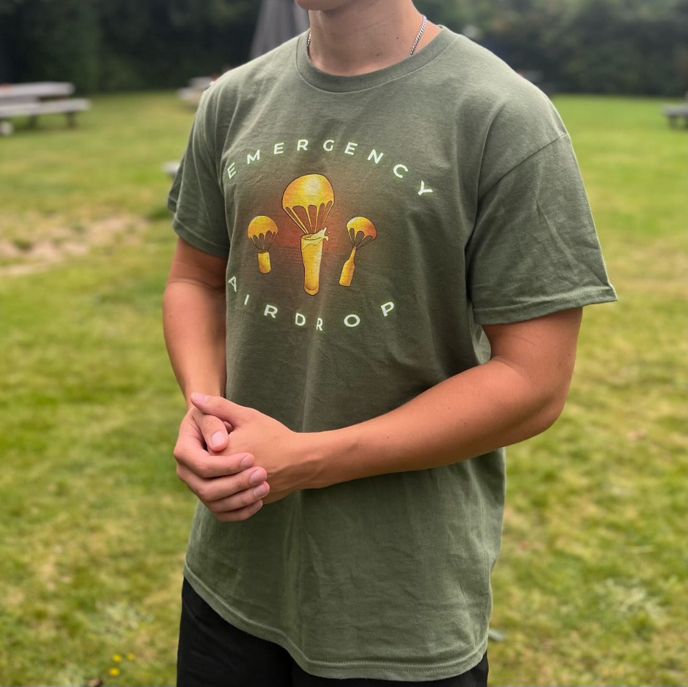 Emergency Airdrop T-Shirt - Woodland